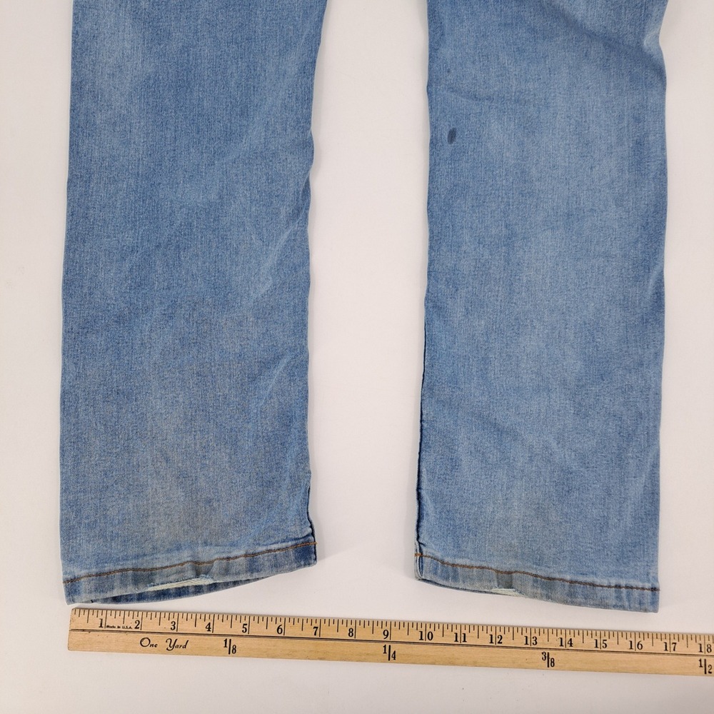The Perfect Jean NYC Slim Fit Jeans Mens 38x36 Cotton Blend Light Blue Stretch - Picture 8 of 10
